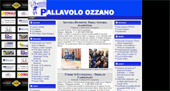 Desktop Screenshot of pallavoloozzano.it